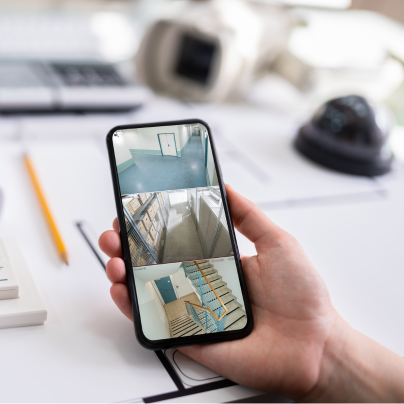 Fort Wayne security camera feed on cell phone